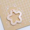 Acessórios de acrílico Desenho animado DIY Chaveiro Pingente Brincos Material Bolsa 30mm Estrela Pingente com Furos