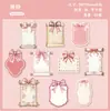 Notas Adhesivas Retro Story Serie Navideña Escrita a Mano Diario Literario Vintage Pegatinas Decorativas DIY 20 Hojas 6 Estilos