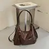 Bolso Tote Retro de Gran Capacidad para Viajes Diarios de Mujer Otoño 2026 Nuevo Bolso Cruzado de Hombro Único Mochila con Sensación Relajada