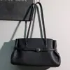 Bolso tote de piel de grano superior para mujer, nuevo estilo 2026, gran capacidad, adecuado para ir al trabajo, diseño vintage, bolso de hombro, bolso de axila y bolso grande