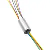Anillo Pasante Conductor Mini Rotación de 360 Grados Conector de Cable Ancla de Pescado Visual Accesorios para Robots