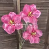 3 Cabezas de Tulipanes Artificiales Impresos en 3D Tulipanes Artificiales Abiertos Sonrientes Flores para Boda Arreglo Floral para Salón de Bodas