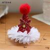 Navidad Tocado Lazo Horquilla Sombrero Clip Rojo Malla Astas Adulto Niños Pequeño Regalo Horquilla Accesorios para el Cabello