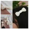Pinza para el pelo de celebridad de internet Lazo de perlas pinza bb para flequillo pinza lateral diadema linda para niña T