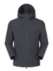 Chaqueta de Trabajo, Cortavientos, Transpirable, Con Capucha, Ropa Seca y Cómoda para Montañismo al Aire Libre, Actividades Grupales de Camping, Chaqueta con Logo Personalizado