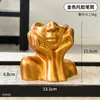 Porta-Canetas Multifuncional de Duas Mãos para Segurar o Rosto Transfronteiriço Decoração de Mesa de Estudo Doméstico para Estudantes Escritório Enfeites de Porta-Canetas