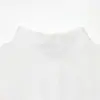Ropa de otoño nueva transfronteriza para mujer, estilo europeo y americano, moderna y versátil, top tipo camisa de manga larga de popelina con cuello alto