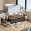 Armazenamento e Organização para Sala de Estudo Suporte de Resfriamento para Computador Suporte de Mesa Extraível para Computador de Escritório Suporte de Elevação para Computador