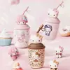 Termo Taza Judy Nick de Zootopia para Mujer, Taza de Agua de Aspecto Elegante, Nuevo Modelo 2026, Taza Grande con Popote para Hielo