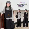 Conjunto de Tres Piezas Otoñal para Niña 2026 Nuevo Conjunto de Camiseta de Manga Larga, Chaleco y Pantalones para Niña Ropa para Niña