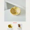 Regreso Lento al Pasado - Bol de Manzana Gradiente Amarillo Cerámica para Arroz para el Hogar Té de la Tarde Vajilla Exquisita Bol para Fideos Instantáneos Bol para Yogur