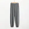 Pantalones Deportivos Finos de Modal de Talla Grande para Hombre en Verano, Corte Holgado para Personas de Mediana Edad y Mayores, Pantalones para Casa Anti-Mosquitos para Verano