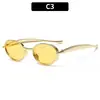 Gafas de Sol Retro Ovaladas para Niños Europeos y Americanos, Protección Solar para Exteriores, Ciclismo Viajes, Moda Trendy, Gafas de Sol Transfronterizas