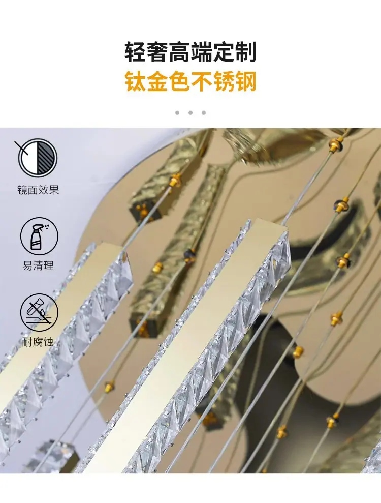 水晶吊灯 长吊灯
