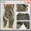 Pantalones Casuales para Hombre Etai de Algodón Puro Pesado 340g, Estilo Americano Moderno con Estampado de Hojas Camuflaje, Pierna Curva, Corte Holgado