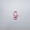 Llavero con Cierre de Langosta de Luna Colorido, Forma Especial, Hebilla de Resorte, Hebilla para Perro, Colgante Hecho a Mano DIY, Accesorios de Joyería, Versión Coreana