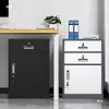 Armário de Arquivo para Debaixo da Mesa de Escritório, Armário de Informações, Armário de Armazenamento de Ferramentas, Armário Baixo de Metal, Armário de Armazenamento, Gaveta com Trava, Armário Pequeno