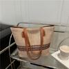 Bolsas de Alto Valor Estético 2025 Primavera/Verano Nueva Moda Tendencia Bolso Tote Simple de Gran Capacidad Bolso de Hombro Versátil y Elegante de Primavera