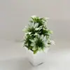 Amazon Planta Artificial Hoja de Coco en Maceta Fotografía de Boda Accesorios de Planta Verde Decoración de Sala de Estar Adornos de Maceta de Plástico