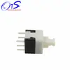 Venta Directa de Fábrica interruptor de botón auto-bloqueante sin bloqueo 8*8 cabeza alta enchufable resistente a altas temperaturas interruptor para instrumento de belleza máquina de aromaterapia