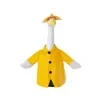 Novo Produto Transfronteiriço da Amazon: Roupa Estilo Capa de Chuva em Forma de Ganso, Fantasia de Ganso para Varanda, Ganso de Jardim para o Dia da Independência Americana