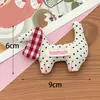 Novo Tecido Bolinhas Cachorrinho Roupas Infantis Meias Acessórios DIY Ursinho Fofo Roupas Bolsa Pingente Materiais