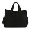Bolsa 2024 Nova Moda Coreia do Sul Ins Grande Capacidade Estudante Ombro Bolsa de Lona Simples Crossbody Bolsa Tote Portátil