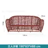 Muebles de Ratán Jinyuanxuan Sala de Té Casa de Té Silla de Ratán Mesa de Café Sofá Patio de Villa Combinación de Sillas de Ratán al Aire Libre Venta al por Mayor