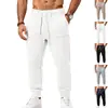 Moda masculina transfronteriza de Amazon: nuevos pantalones largos casuales, transpirables y deportivos de punto jacquard para otoño/invierno para hombre, disponibles en tallas grandes
