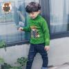 Comercio exterior [Jin Yong] fabricantes al por mayor suéter para niños cuello de tortuga camisa base de punto más terciopelo gruesa elástica camisa AliExpress
