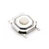 Interruptor táctil de parche de 4 pies TS-C006 micro cuatro, 4 x 4 x 1,5/1,6/1,7, botón de cabeza de plástico blanco 4 x 4