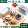 Recipiente de Papel de Aluminio, Plato de Papel Especial para Freidora de Aire, Molde para Hornear Pastel Casero, Caja de Papel de Aluminio de Grado Alimenticio, Recipiente para Pudín, Transfronterizo
