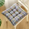 Cojines de asiento de algodón y lino de colores minimalistas, protectores para mesa de comedor y sillas, aptos para todas las estaciones, uso en oficina y para estudiantes, cojines gruesos y transpirables para asiento de coche, cadena de suministro
