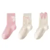 Calcetines de Dibujos Animados para Niños Otoño e Invierno de 25 Años, Calcetines Gruesos Calientes de Invierno con Forro de Felpa, Calcetines de Toalla de Caña Media Unisex para Niños