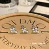 Exquisitos Pendientes de Cruz de Circonita Brillante, Pendientes, Pendientes de Gama Alta y Hermosos