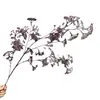Ramo de Gipsófila Artificial, Decoración de Flores Secas con Gradiente Rosa-Morado, Adorno para Sala de Estar y Mesa de Comedor, Venta al por Mayor de Flores Artificiales