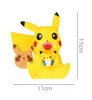 Decoración de pastel amarillo de cumpleaños de Pikachu bikachu elfo de dibujos animados bola juguete para niños enchufe para hornear