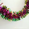 Decoración Navideña Cuchillo Curvo con Bordes de Colores, Guirnalda, Tiras de Colores, Tiras de Lana, Suministros Festivos, Celebraciones de Fiesta, Venta al por Mayor de Fabricantes