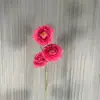 Nova Flor Artificial Peônia de 4 Cabeças Fundo para Salão de Casamento Decoração Suave Flor para Guia de Estrada Arranjo de Flores Flor de Mesa para Casa Flor para Exportação