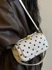 Bolso de Mano de Verano 2026 Nuevo, Elegante y Sencillo, de Alta Gama para Mujer, Bolso Cruzado de Hombro con Lunares de Moda Único