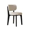 Silla de Comedor de Madera Maciza Simple Moderna Mesa y Sillas de Comedor para el Hogar Silla con Respaldo de Lujo Ligero Silla de Tocador Silla de Diseñador para Casa de Huéspedes Hotel