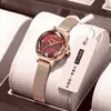 Reloj Impermeable Suizo Badachi para Mujer Estilo Coreano Moda Estudiante Tendencia Reloj de Cuarzo Reloj de Celebridad de Internet para Mujer