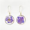 Pendientes de Flores Secas Acrílicas Estilo Japonés y Coreano Simples y de Moda Pendientes Verano Nuevo Creativo DIY Accesorios para Pendientes Venta al por Mayor