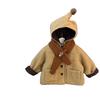 Elfo da Floresta! Casaco de Lã Estilo Coreano para Bebê Menina com Acolchoamento de Algodão e Jaqueta Grossa Estilo Ocidental