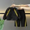 8757 Conjunto Deportivo de Otoño para Niños 2026 Nuevo Estilo Coreano Primavera y Otoño Chaqueta Cortavientos Ropa para Bebés
