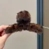 Pinza de Garra de Peluche Linda de Gama Alta Clip para el Cabello de Flor Nuevo Otoño Invierno 2026 Pinza Tiburón para el Cabello Estilo Coreano Pin