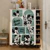 Ratón Pequeño de Dibujos Animados Cubierta para Lavabo Gabinete de Baño Cortina Cubierta para Gabinete de Almacenamiento Cortina para Desorden Estante de Cocina Cortina a Prueba de Polvo