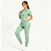 Uniformes médicos Temu totalmente gerenciados, uniformes de enfermeiro de hospital, conjuntos de scrub para clínicas e salões de beleza, vestuário de trabalho unissex