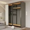 Arara de Roupas de Chão Guarda-Roupa Aberto para Quarto Prateleira de Metal Aço para Hall de Entrada Prateleira de Armazenamento de Roupas para Pendurar Montagem