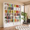 Estante de aço para livros domésticos, estante de chão para livros infantis, biblioteca, estudo, ferro, moderno, simples, prateleira de armazenamento